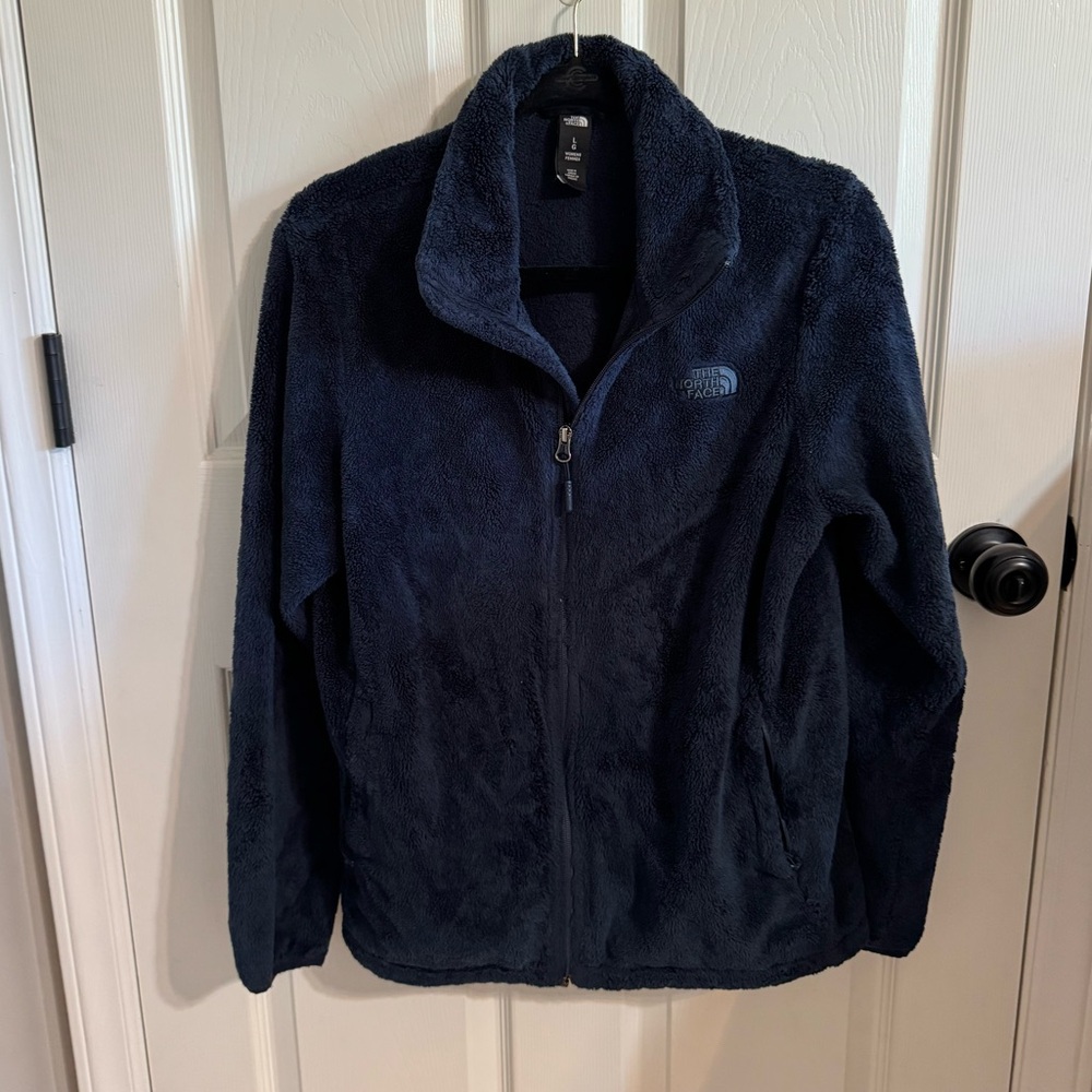 The North Face Navy Teddy Jacket